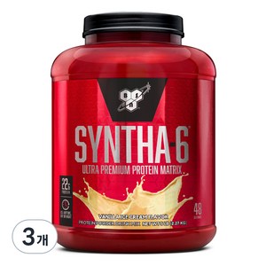 신타6 바닐라향 프로틴 파우더, 2.27kg, 3개