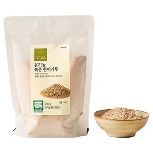올가홀푸드 유기농 볶음 현미가루, 250g, 1개