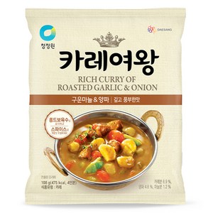 카레여왕 구운마늘&양파 분말카레, 108g, 1개