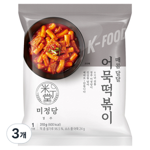 미정당 어묵떡볶이, 310g, 3개