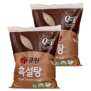 큐원 흑설탕, 1kg, 2개