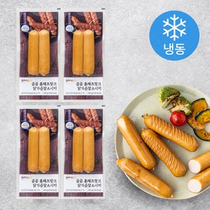 곰곰 훈제 프랑크 닭가슴살 소시지 (냉동), 100g, 4개