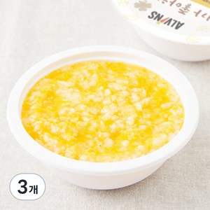 엘빈즈 이유식 중기2 7~10개월 밤단호박죽, 180g, 3개, 혼합맛(밤/단호박)