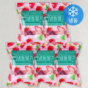 딜라잇가든 국산 딸기 (냉동), 1kg, 5개