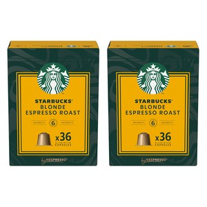 스타벅스 네스프레소 블론드 에스프레소 로스트 빅팩 캡슐커피