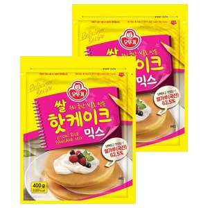 오뚜기 쌀핫케이크 믹스, 400g, 2개