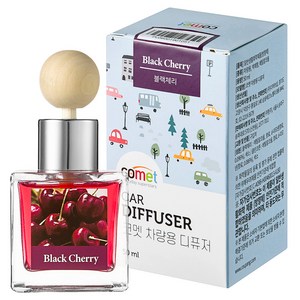 코멧 설레는 향 가득 차량용 디퓨저 50ml, 블랙체리, 1개