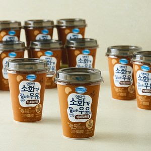 덴마크 소화가 잘되는 우유로 만든 까페라떼, 250ml, 12개