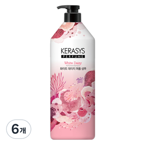 케라시스 화이트 데이지 퍼퓸 샴푸, 6개, 1L