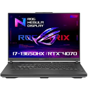 에이수스 2023 ROG 스트릭스 G16 코어i7 인텔 13세대 지포스 RTX 4070, Eclipse Gray, 512GB, 16GB, Free DOS, G614JI-N4027