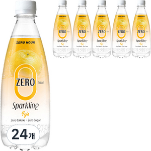 메디쿼터스 제로아워 유자맛 스파클링, 350ml, 24개