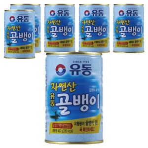 유동 자연산 골뱅이, 400g, 6개