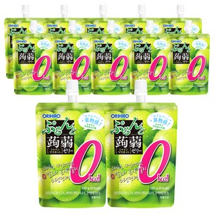 오리히로 곤약젤리 제로칼로리 샤인머스캣맛, 130g, 12개