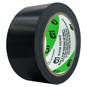 신흥테이프 라바 청면테이프 48mm x 15M 검정, 1개
