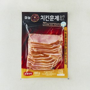 노랑오리 마늘 치킨훈제 슬라이스, 400g, 1개