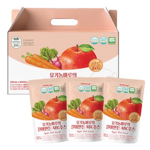 유기농마루 갈아만든 ABC 주스, 100ml, 30개