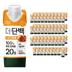 더단백 드링크 카라멜 헬스보충식품, 250ml, 72개