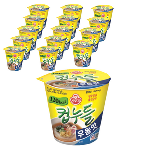 오뚜기 컵누들 우동맛 컵라면, 15개