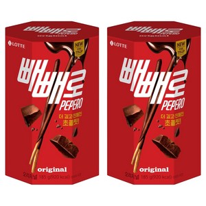 빼빼로 오리지날, 185g, 2개