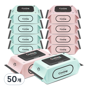 쿠잉 네이쳐 물티슈 캡형