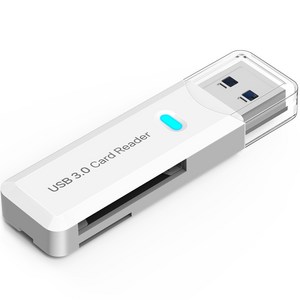 홈플래닛 USB 3.0 SD카드 리더기, RD-A01, 화이트