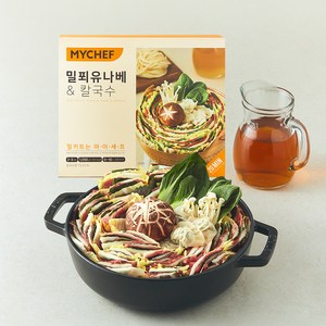 MYCHEF 밀푀유나베 & 칼국수 밀키트 2~3인분, 1.05kg, 1개
