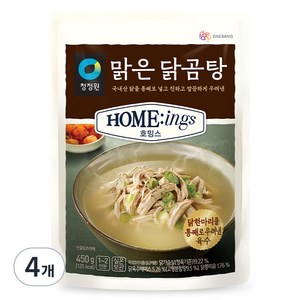호밍스 맑은 닭곰탕, 450g, 4개