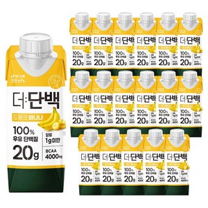 더단백 드링크 바나나, 250ml, 18개