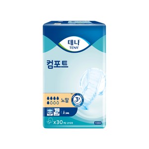 테나 컴포트 노말 성인기저귀 남녀공용, 30매입, 1개