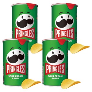 프링글스 사워크림 앤 어니언, 53g, 4개