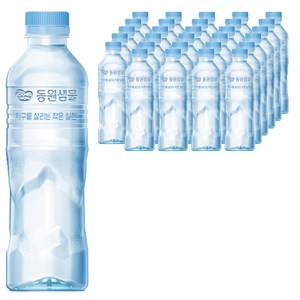 동원샘물 무라벨 생수, 500ml, 100개