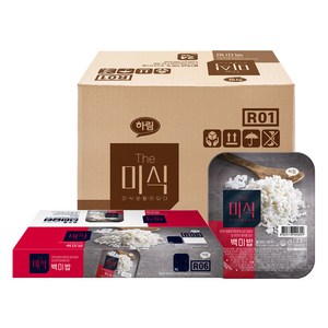 더미식 백미밥, 210g, 36개