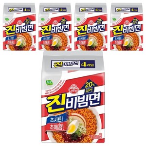 오뚜기 진비빔면, 20개, (4개입 X 5팩)