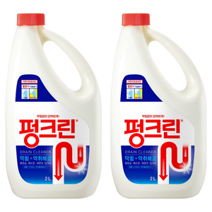 펑크린 배수구세정제, 2L, 2개