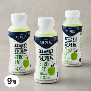 매일바이오 프로틴 요거트 사과, 260ml, 9개