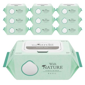 위드네이쳐 물티슈 베이직 캡형