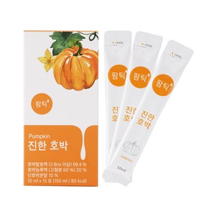 팜틱 진한 호박즙, 10ml, 15개