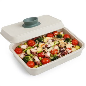 인콕 실리콘 전자레인지 오븐 용기 + 뚜껑