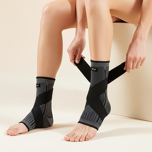 레토 러닝 등산 축구 발목보호대 LSL-AB11, XL, 블랙, 2개