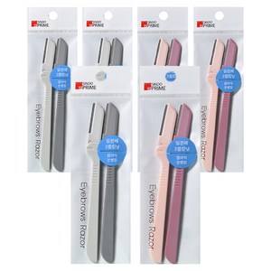 신도프라임 접이식 눈썹 정리칼, 랜덤 발송, 12개