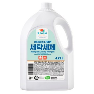 줌 베이직 베이킹소다 담은 액체 세탁세제, 4.21L, 1개