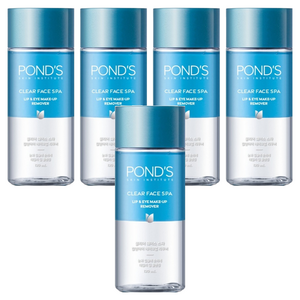 폰즈 클리어 훼이스 스파 립 앤 아이 메이크업 리무버, 120ml, 5개