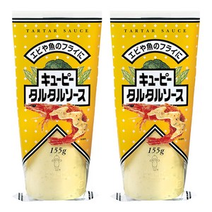 큐피 타르타르 소스, 155g, 2개