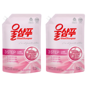 울샴푸 오리지널 리필, 1.3L, 2개