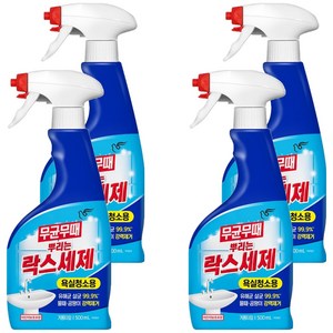 무균무때 뿌리는 락스세제, 500ml, 4개