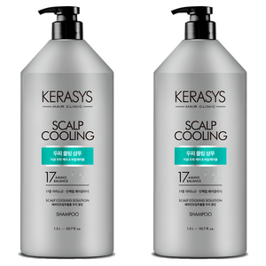 케라시스 두피 쿨링 단백질 샴푸, 1.5L, 2개