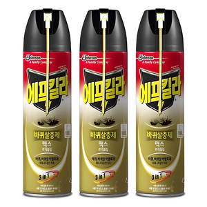 에프킬라 바퀴살충제 맥스 트리플킬, 500ml, 3개