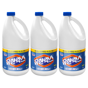 유한락스 레귤러, 4L, 3개