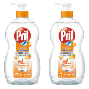 프릴 시크릿오브 베이킹소다 주방세제 상큼한 오렌지향, 700ml, 2개