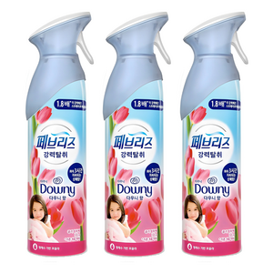 페브리즈 에어 다우니향 탈취제 본품, 165g, 3개
